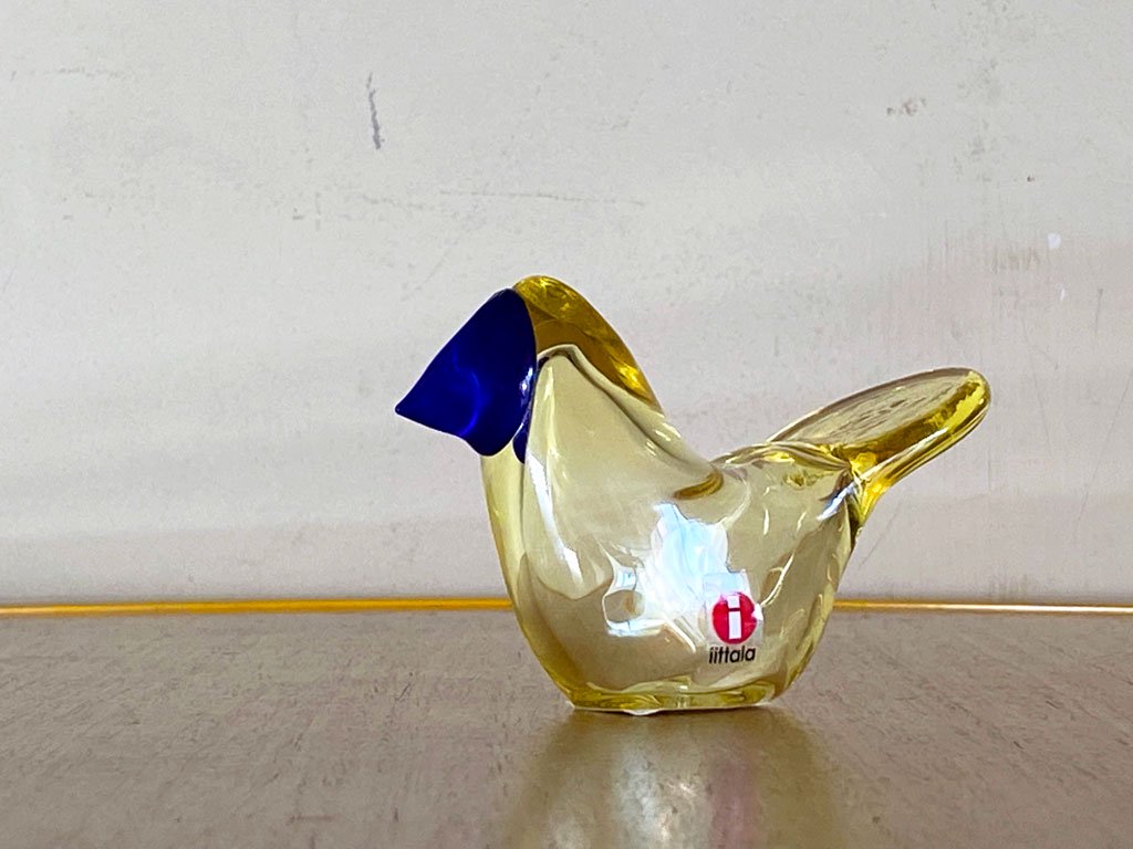 イッタラ iittala Birds by Toikka シエッポ Sieppo レモンｘブルー Tokyoエディション 57/300 2021 オイバ・トイッカ イッタラバード 箱付 ■