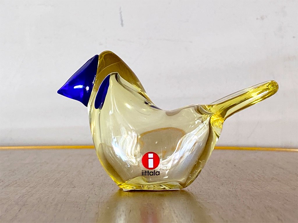 イッタラ iittala Birds by Toikka シエッポ Sieppo レモンｘブルー Tokyoエディション 57/300 2021 オイバ・トイッカ イッタラバード 箱付 ■