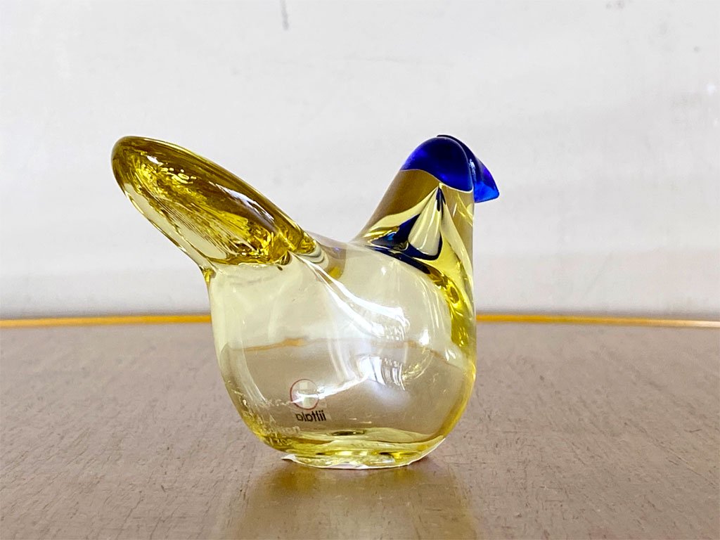 イッタラ iittala Birds by Toikka シエッポ Sieppo レモンｘブルー Tokyoエディション 298/300 2021 オイバ・トイッカ イッタラバード 箱付 ■