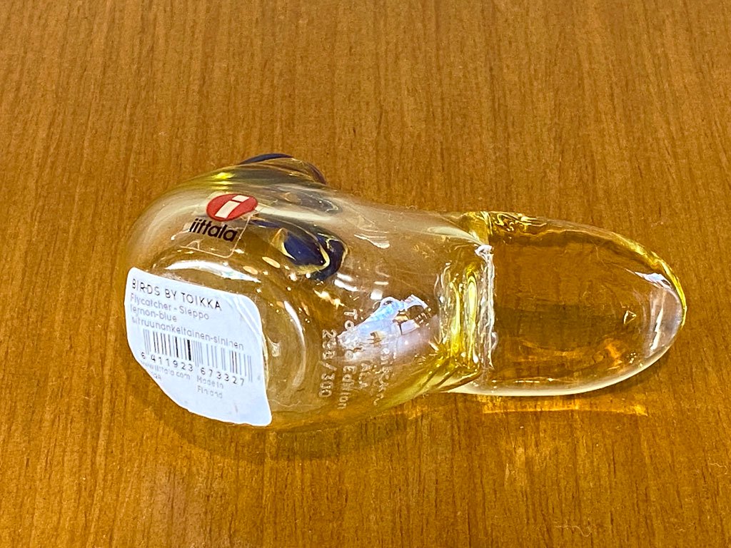 イッタラ iittala Birds by Toikka シエッポ Sieppo レモンｘブルー Tokyoエディション 298/300 2021 オイバ・トイッカ イッタラバード 箱付 ■