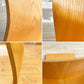 天童木工 TENDO 座椅子 2脚セット ケヤキ プライウッド 藤森健次 和モダン ビンテージ 現状品 A ●