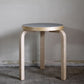 アルテック artek スツール60 Stool60 リノリウム アッシュ 3本脚 アルヴァ・アアルト Alvar Aalto スコープ別注 ■