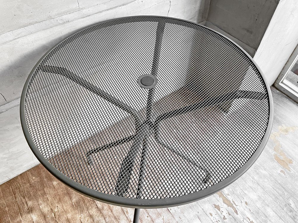 エミュー emu カンビ ラウンドテーブル CAMBI ROUND TABLE M カフェテーブル Φ80cm ブラック 廃番色 イタリア 定価\59,400- ♪