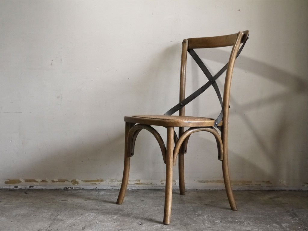 ジャーナルスタンダードファニチャー journal standard Furniture ビーコンチェア BEACON CHAIR オーク材 アイアン クロスバック B ■