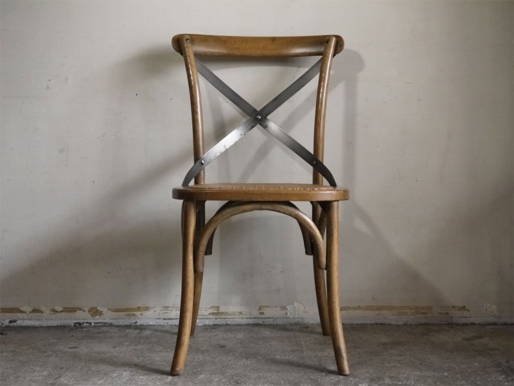 ジャーナルスタンダードファニチャー journal standard Furniture ビーコンチェア BEACON CHAIR オーク材 アイアン クロスバック B ■