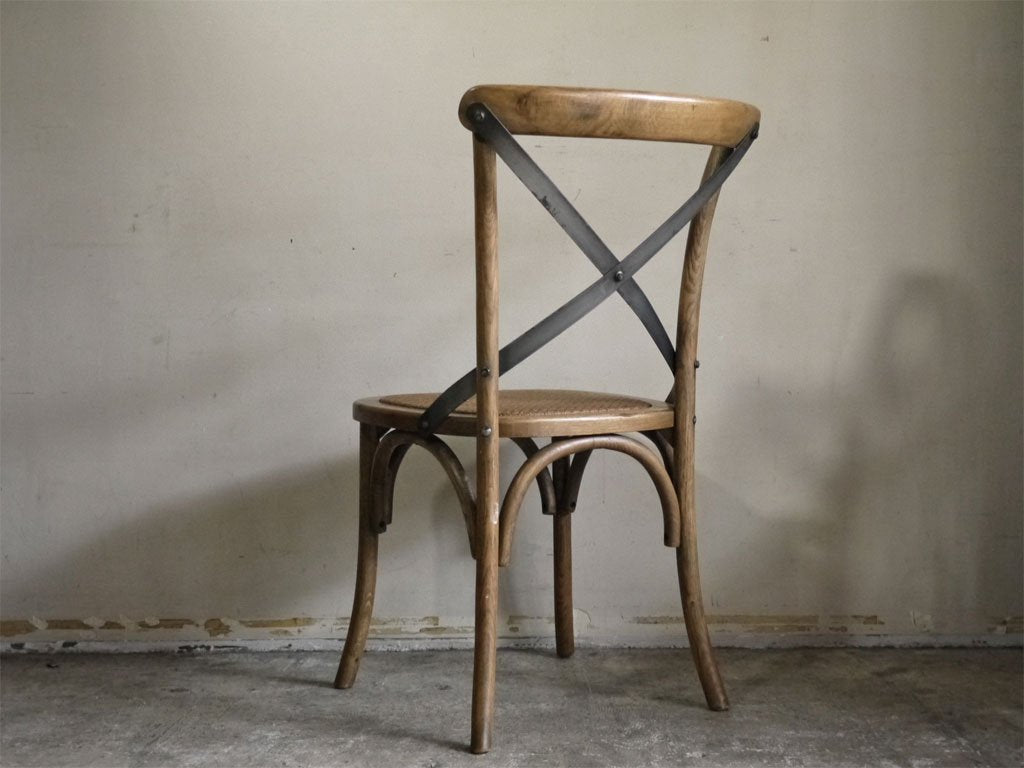 ジャーナルスタンダードファニチャー journal standard Furniture ビーコンチェア BEACON CHAIR オーク材 アイアン クロスバック B ■