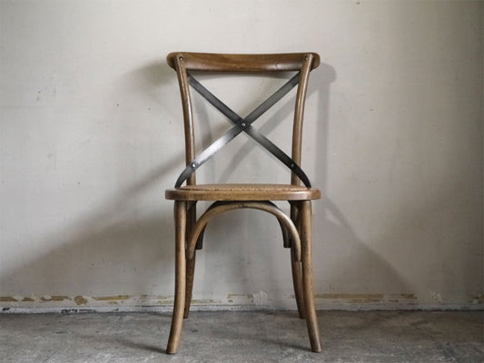 ジャーナルスタンダードファニチャー journal standard Furniture ビーコンチェア BEACON CHAIR オーク材 アイアン クロスバック A ■