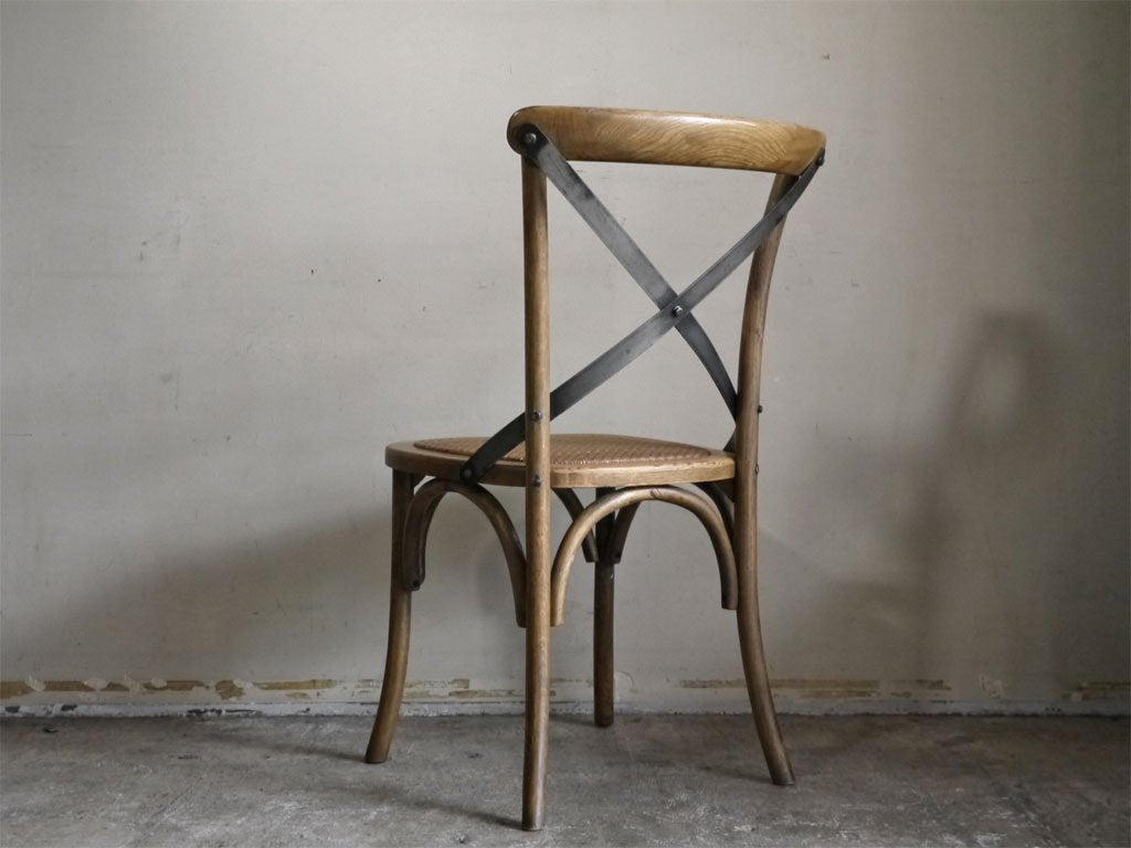 ジャーナルスタンダードファニチャー journal standard Furniture ビーコンチェア BEACON CHAIR オーク材 アイアン クロスバック A ■