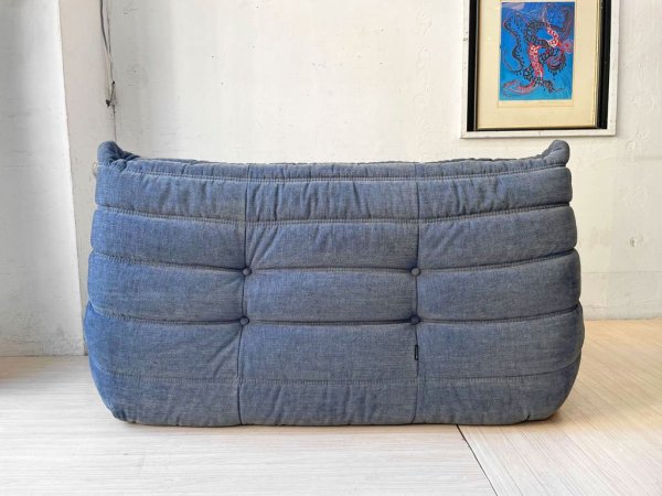 リーンロゼ ligne roset トーゴ TOGO 2Pソファ 2人掛けソファ Mランク生地 ファブリック ミッシェル・デュカロワ Michel Ducaroy 定価￥390,500- ★