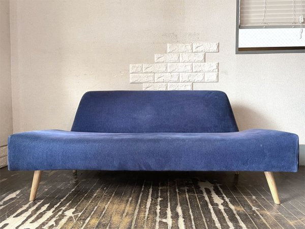 イデー IDEE アーオ ソファ AO SOFA 2シーター ネイビー 岡嶌要 定価￥69,000- ◎