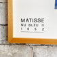 アンリ・マティス Henri Matisse ブルーヌード Blue Nudes ? シルクスクリーン ポスター 88.5×102.5cm 額装品 1989年版 ビンテージ ●