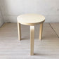 アルテック artek スツール60 Stool60 バーチ材 3本脚 アルヴァ・アアルト ナチュラルラッカー 2022年製 北欧家具 ★