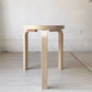 アルテック artek スツール60 Stool60 バーチ材 3本脚 アルヴァ・アアルト ナチュラルラッカー 2022年製 北欧家具 ★