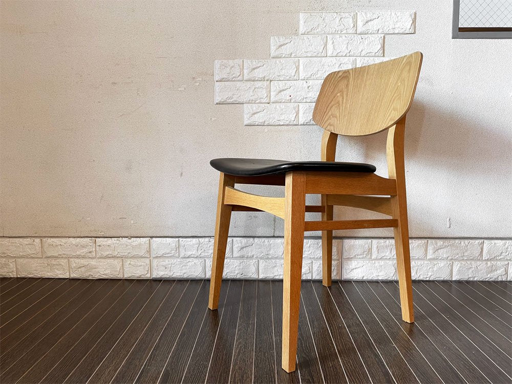 トラックファニチャー TRUCK FURNITURE トーチチェア TORCH CHAIR ダイニングチェア レザーシート ブラック オーク ...