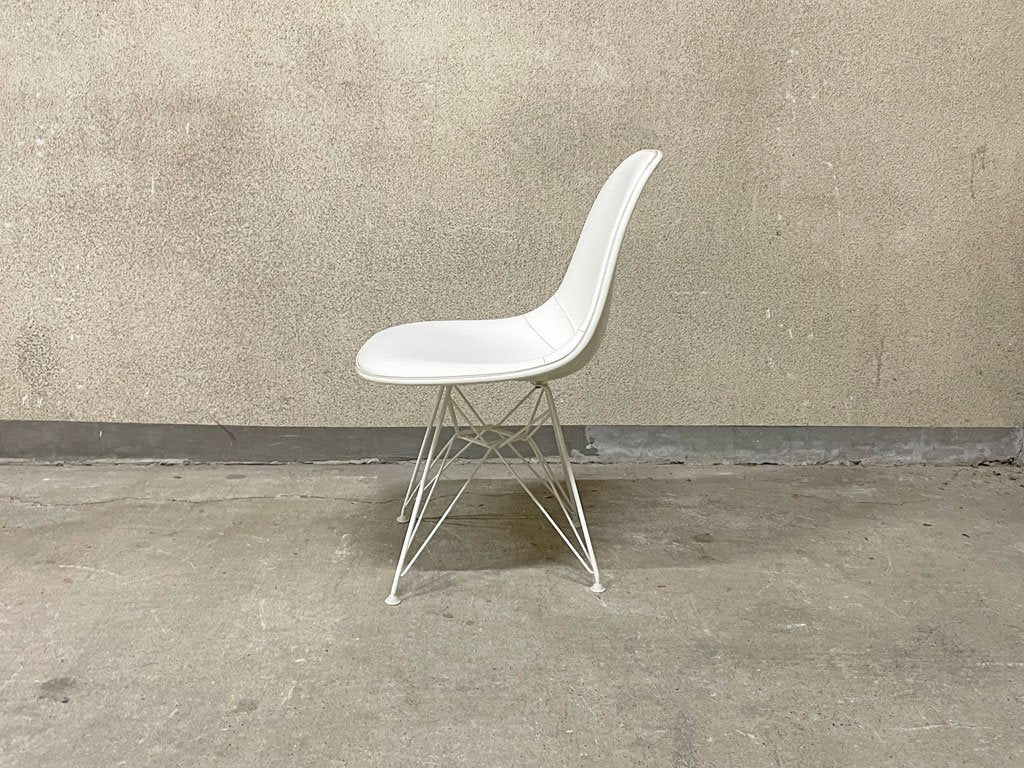 ハーマンミラー Herman Miller 3rd ビンテージ サイドシェルチェア PVCレザー ロータイプ エッフェルベース イームズ ミッドセンチュリーモダン 〓