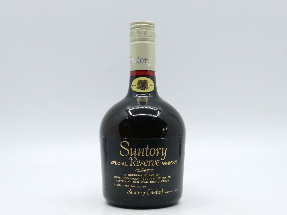 【東京都内発送限定】 サントリー SUNTORY スペシャルリザーブ 70周年記念ボトル ウイスキー 760ml 43% 酒 箱無し 未開封 ●