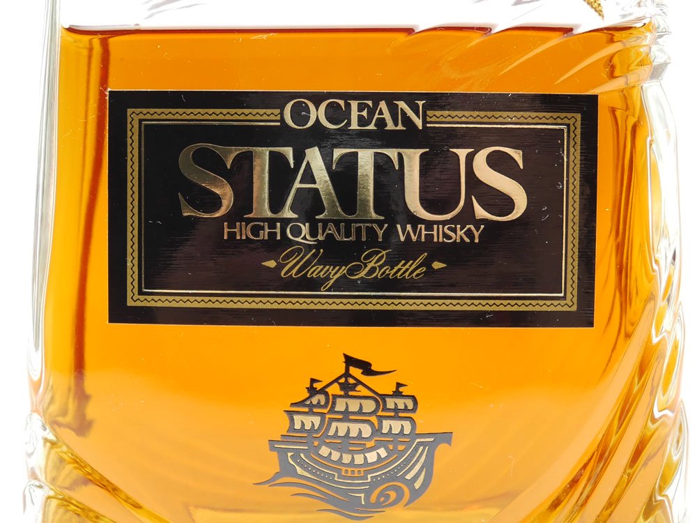 【東京都内発送限定】 オーシャンステータス OCEAN STATUS  ウイスキー 三楽 特級 720ml 43％ 箱付き 三楽酒造株式会 酒 未開栓 ●