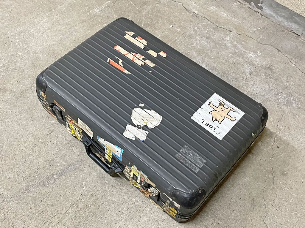 リモワ RIMOWA ビンテージ スーツケース suitcase ドイツ トランク ディスプレイ用 ジャンク品扱い 〓