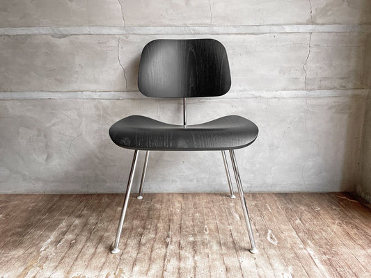 ハーマンミラー Herman Miller DCM ダイニングチェア メタルレッグ プライウッド ブラックラッカー イームズ ミッドセンチュリー ♪