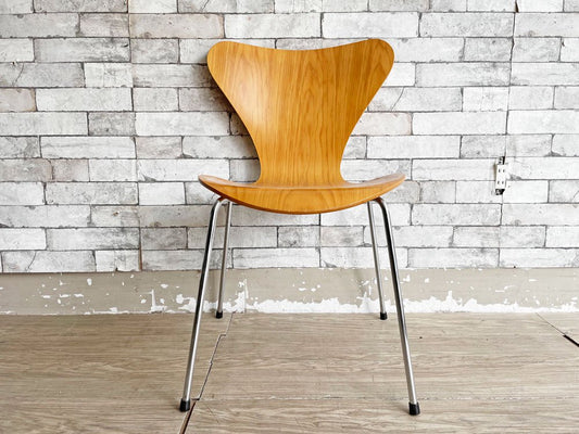 フリッツハンセン Fritz Hansen セブンチェア ダイニングチェア ビーチ材 ナチュラル アルネ・ヤコブセン Arne Jacobsen デンマーク 北欧家具 ●