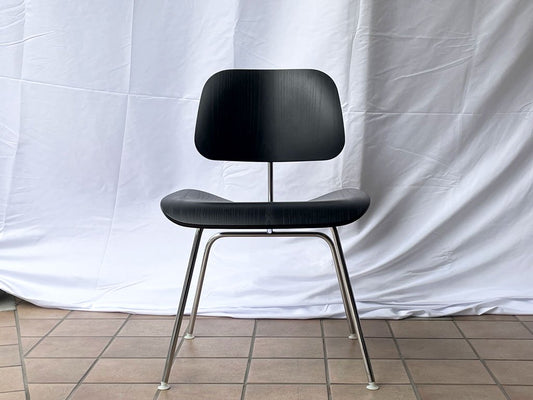 ハーマンミラー Herman Miller DCM ダイニングチェア メタルレッグ プライウッド ブラック イームズ C&R. Eames ミッドセンチュリー ◇