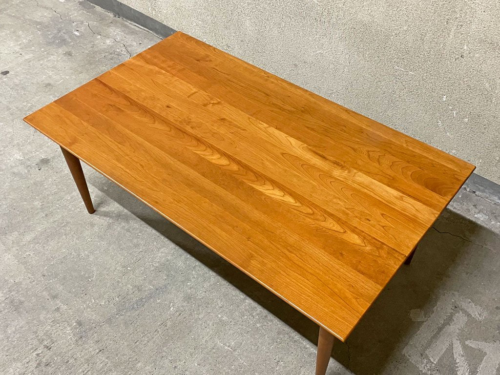 グドメ GUDME 希少チェリー無垢材 センターテーブル コーヒーテーブル Coffee Table デンマーク ビンテージ Danish vintage 〓