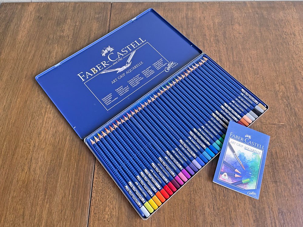 ファーバーカステル FABER CASTELL 水彩色鉛筆 カラーペンシル 36色 アートグリップ ドイツ製 未使用品 廃番♪