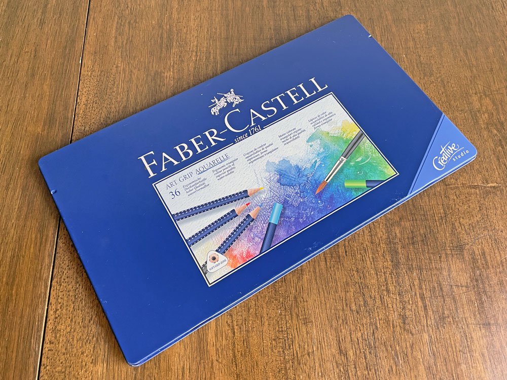ファーバーカステル FABER CASTELL 水彩色鉛筆 カラーペンシル 36色 アートグリップ ドイツ製 未使用品 廃番♪