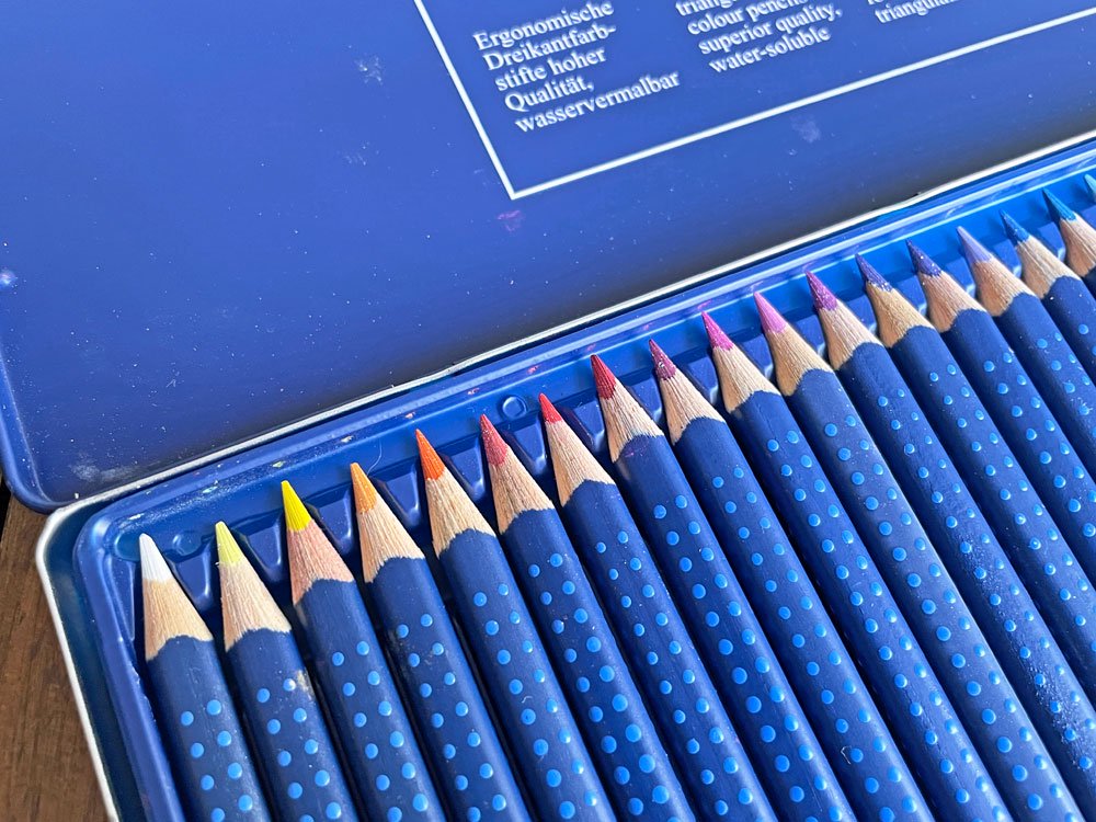 ファーバーカステル FABER CASTELL 水彩色鉛筆 カラーペンシル 36色 アートグリップ ドイツ製 未使用品 廃番♪
