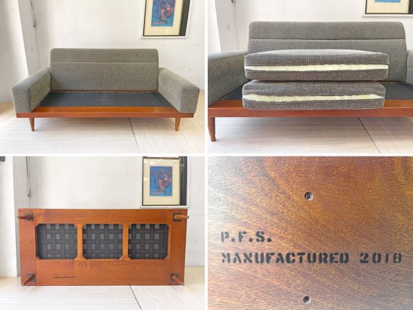 パシフィックファニチャーサービス Pacific furniture service P.F.S スタンダードC STANDARD C 2PW 2人掛け ソファ 定価267,300円  ★