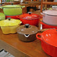 ルクルーゼ LE CREUSET ココットオーバル 25cm フルーツグリーン 廃番カラー 両手鍋 鋳物 フランス 定価￥37,400- 現状特価品 ●