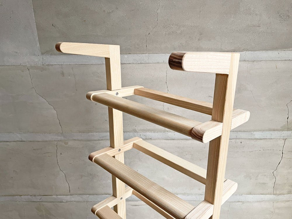 サイドバイサイド SIDE by SIDE レディロング Lady Long シューズラック Shoe Rack アッシュ材 SCOPE取扱い ドイツ 定価\33,000-♪