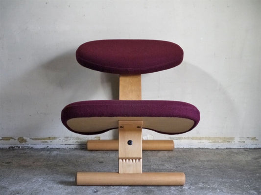 リボ Rybo バランスイージー Balance Easy バーガンディー バランスチェア 学習椅子 ■