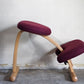 リボ Rybo バランスイージー Balance Easy バーガンディー バランスチェア 学習椅子 ■