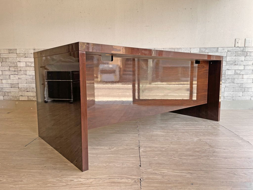 アルフ イタリア ALF ITALIA デスク デスクキャビネット セット 両袖机 W180cm ユーロカーサ取扱 モダン 鍵付 ●