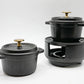 ストウブ STAUB ユニバーサルベース ストウブ専用 ミニコンロ Φ18cm フランス 定価￥16,500- 廃番 箱付き ●