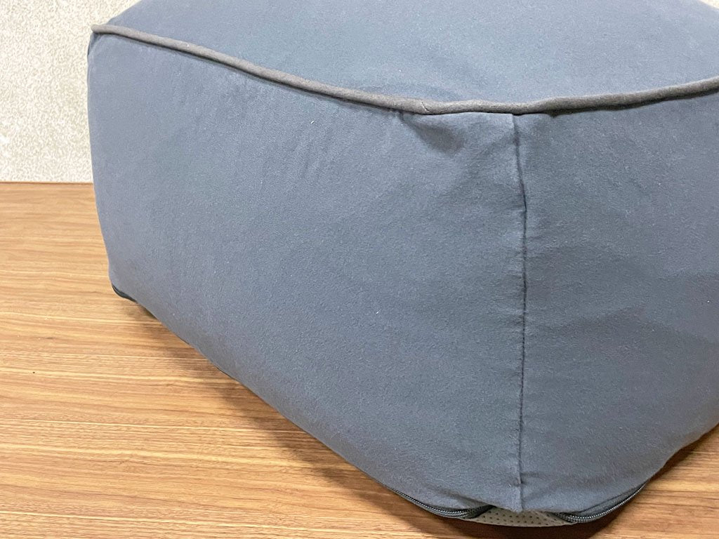 ヨギボー yogibo オットマン Ottoman スツール Stool ビーズクッション ダークグレー 定価￥15,180- 〓