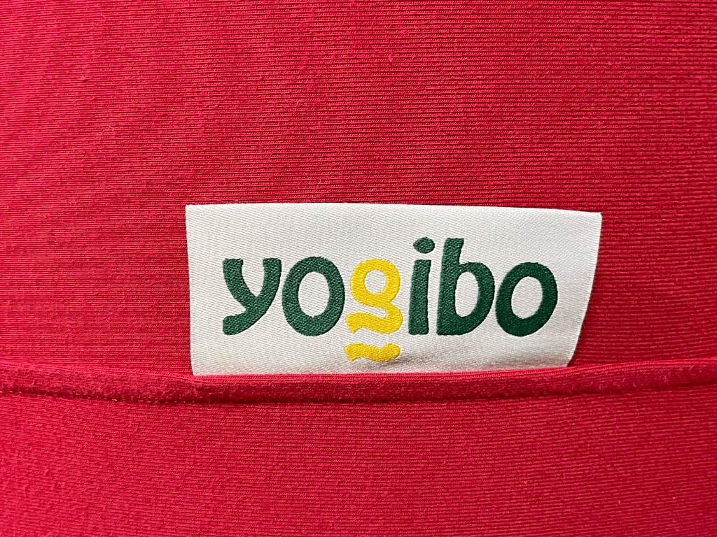 ヨギボー yogibo ポッド Pod 1人掛け ソファ ビーズクッション レッド パーソナルチェア 定価 32,780 〓