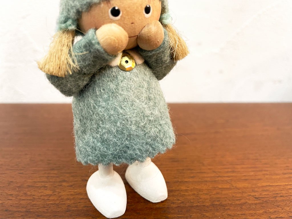 ノルディカデザイン Nordika Design ノルディカ ニッセ NORDIKA Nisse 女の子 妖精人形 デンマーク イルムス限定 水色 ★