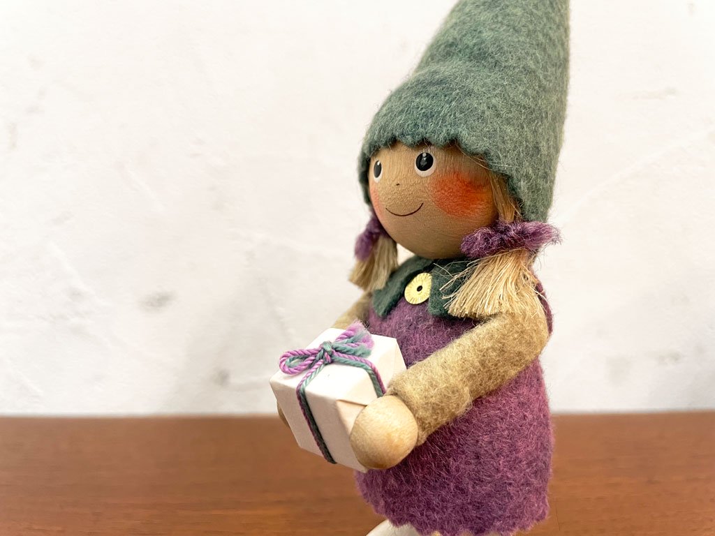 ノルディカデザイン Nordika Design ノルディカ ニッセ NORDIKA Nisse 女の子 妖精人形 デンマーク イルムス限定 紫 ★