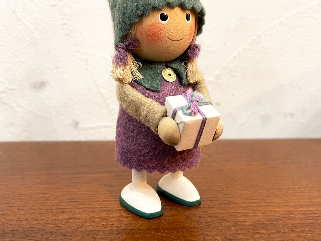 ノルディカデザイン Nordika Design ノルディカ ニッセ NORDIKA Nisse 女の子 妖精人形 デンマーク イルムス限定 紫 ★