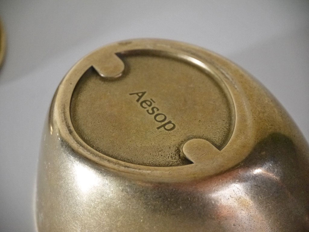 イソップ Aesop ヘンリー・ウィルソンスタジオ Studio Henry Wilson ブラス オイルバーナー 真鍮 ■