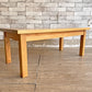 無印良品 MUJI 木製ローテーブル オーク無垢材 ナチュラル 抽斗2杯 W90cm シンプルデザイン A ●