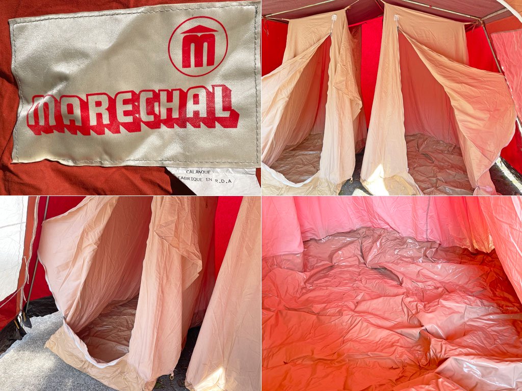 マルシャル MARECHAL ビンテージ カラーク CALANQUE テント TENT 4～5人程度 インナールームテント×2付 NICHIYO 〓
