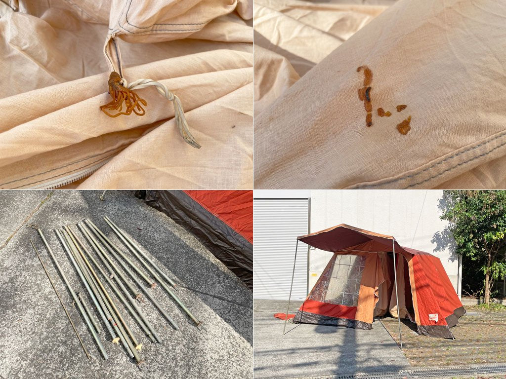 マルシャル MARECHAL ビンテージ カラーク CALANQUE テント TENT 4～5人程度 インナールームテント×2付 NICHIYO 〓