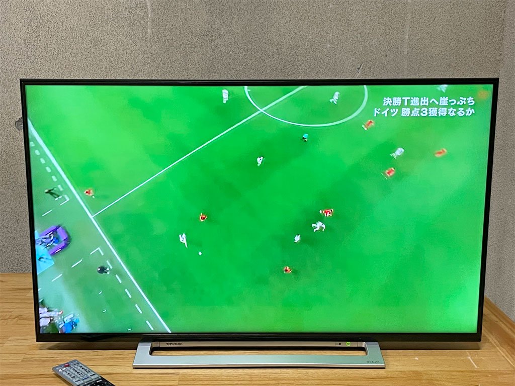 東芝 TOSHIBA レグザ REGZA 4K対応 液晶テレビ 43M520X フレームレス 43インチ 2018年製 映像美 レグザエンジン PC接続可 〓