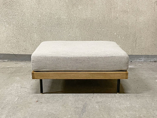 ジャーナルスタンダードファニチャー journal standard Furniture リル オットマン スツール LILLE Ottoman カバーリング 美品 〓