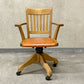 パシフィックファニチャーサービス Pacific furniture service P.F.S クラークチェア Clerk Chair オーク材 楢無垢材 リクライニング機能 定価 19.8万 〓