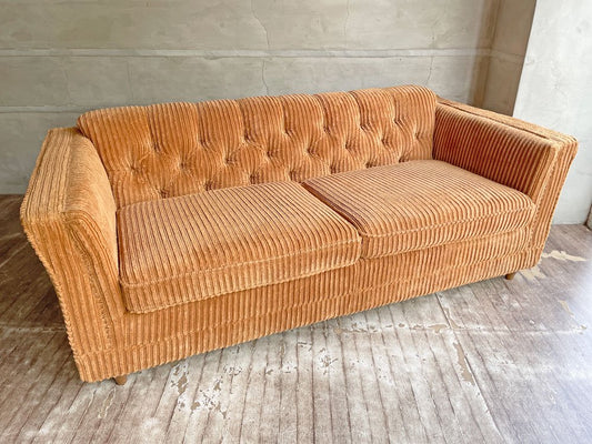 アクメファニチャー ACME Furniture レイクウッド ソファ LAKE WOOD SOFA 2P 2人掛け マスタード コーデュロイ USビンテージスタイル 定価\250,800- ♪