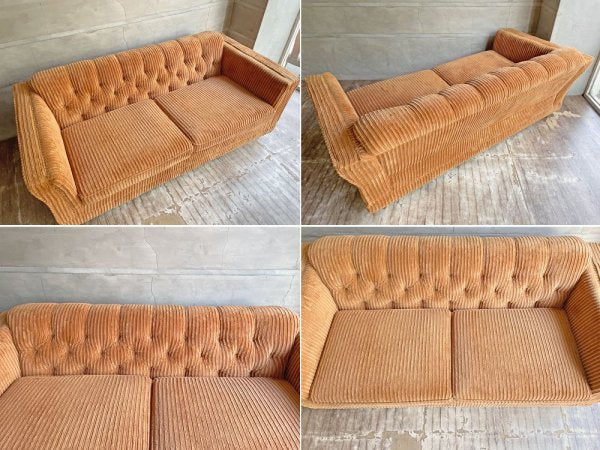 アクメファニチャー ACME Furniture レイクウッド ソファ LAKE WOOD SOFA 2P 2人掛け マスタード コーデュロイ USビンテージスタイル 定価\250,800- ♪